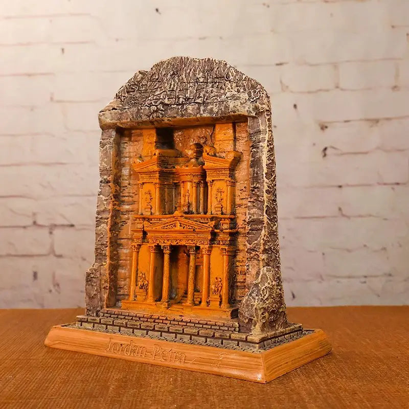 Petra Ancient City Resin Ornament – Creative Jordanian Heritage Decor