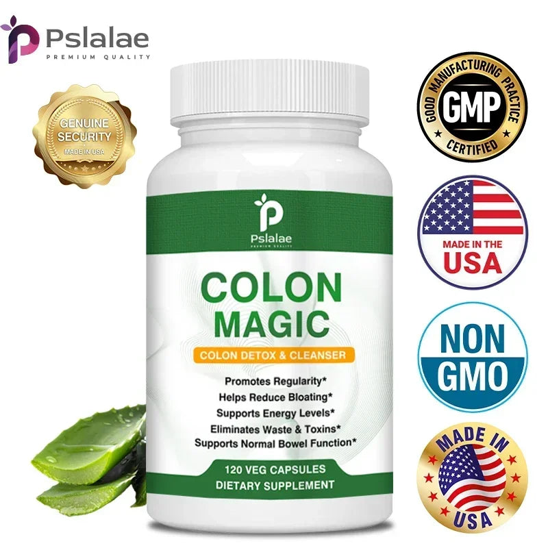Colon Detox and Cleanse - Contains Psyllium Husk To Relieve Bloating and Constipation