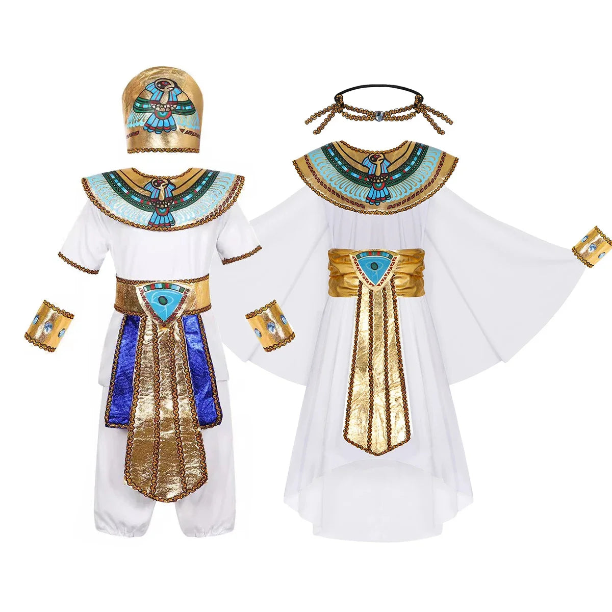 Children's Egyptian Pharaoh & Cleopatra Costume – Carnival & Party Dress