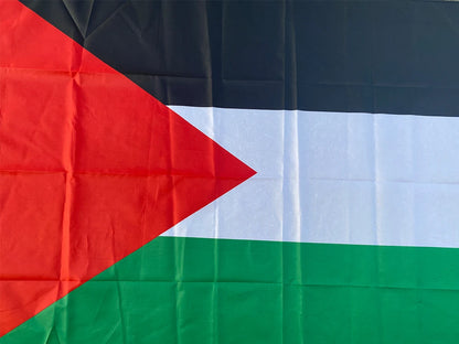 aerlxemrbrae Large Palestine Flag 60*90cm   /150 x 90cm hanging High Quality Polyester Gaza Palestinian banner