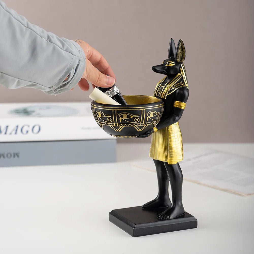 Anubis Guardian of Scales Resin Statue – Egyptian God Collectible Figurine