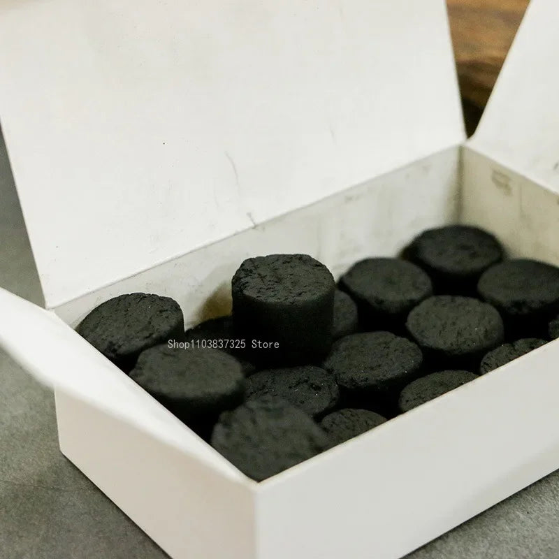 25 Smokeless Incense Capsules – Natural Carbon for Tea Room & Study