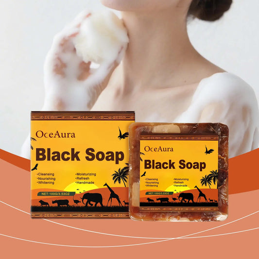 The Cocoa Light – Organic Black Soap with Cocoa Butter for Bright & Balanced Skin