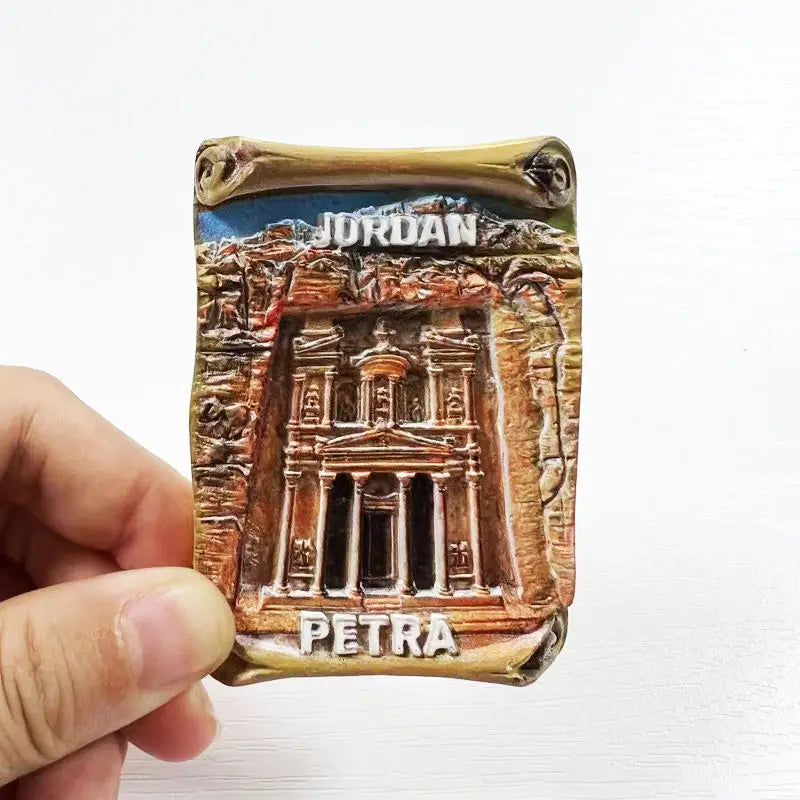 Jordan 3D Fridge Magnet – Tourist Souvenir, Handicraft Magnetic Decor