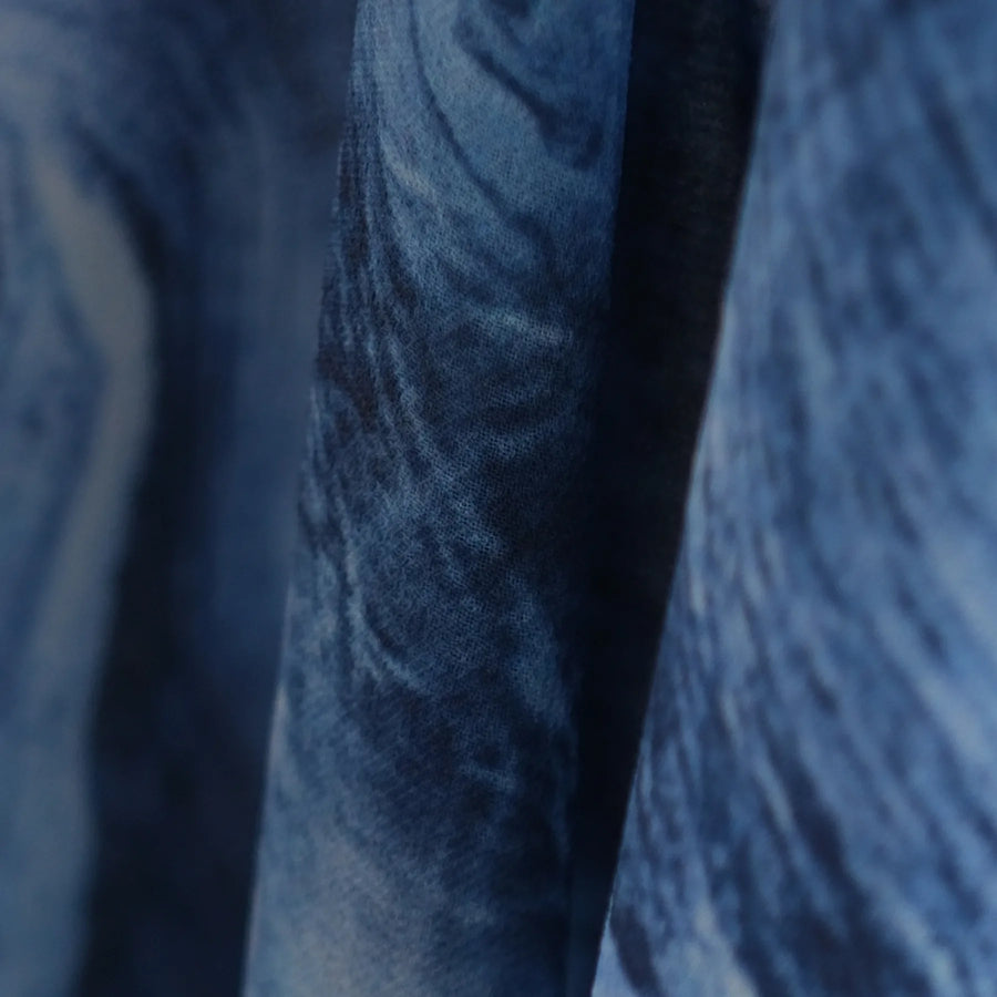 Tie-Dye Summer – The Front Open Abaya with Scarf for the Muslim Woman in America