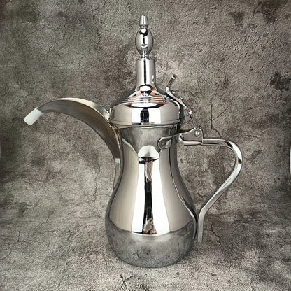 Golden Arabic Coffee Kettle – 304 Stainless Steel, Long Spout, 500/700ml