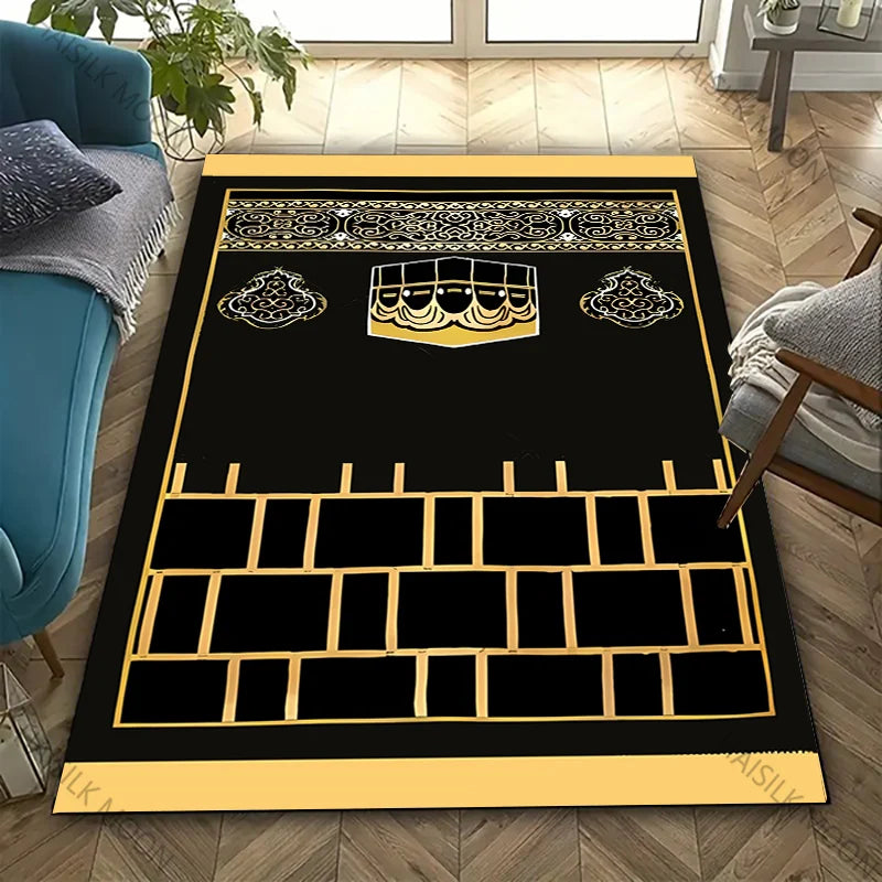 17 Styles Muslim Prayer Carpet Room Living Room Bedroom Sofa Large Area Mat Daily Prayer Soft Carpet Ramadan Gift for Friend