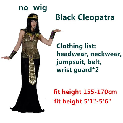 Pharaoh & Queen of the Nile Costume Set – Egyptian Cosplay for Carnival & Parties