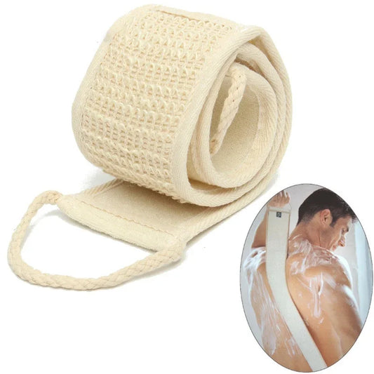 The Natural Loofah Strap – Exfoliating Bath Scrubber for Body & Back