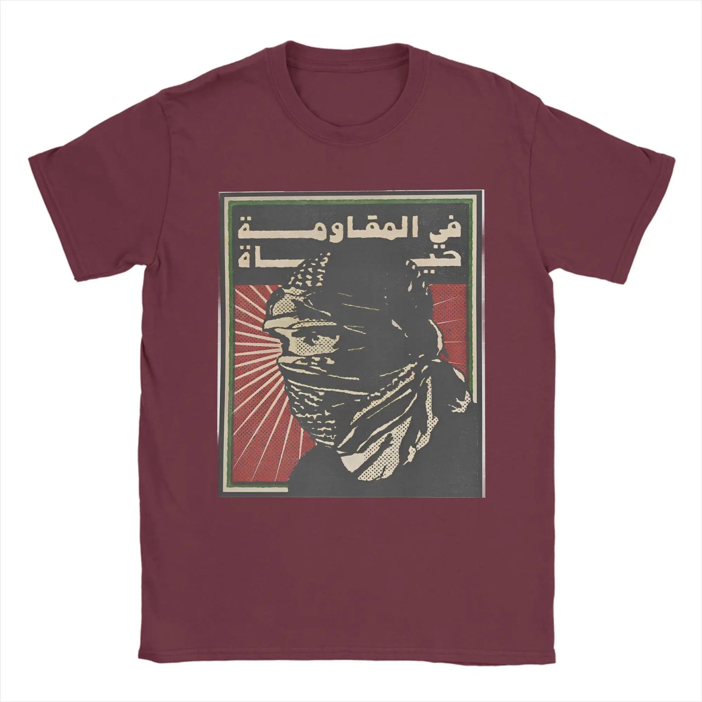 Novelty Palestine Gaza Woman T-Shirt for Men Round Neck Pure Cotton T Shirt  Short Sleeve Tee Shirt Gift Clothing