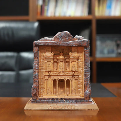 Petra Ancient City Resin Ornament – Creative Jordanian Heritage Decor