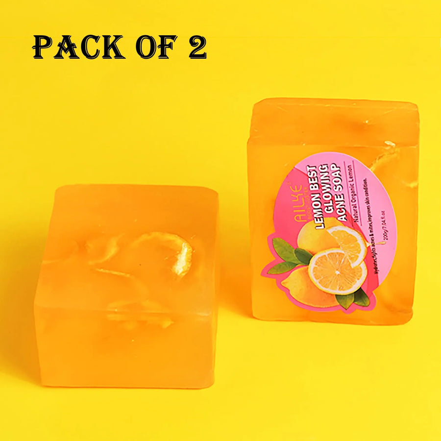 The Lemon Light – Dark Spot & Acne Remover Soap with Olive Oil (200g)