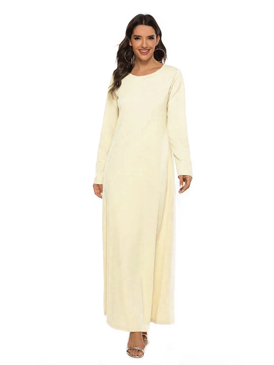 Adult Casual Eid Mubarak Muslim Fashion Abayas for Women Turkey Abaya Dubai Kaftan Dress Robe Femme Caftan Marocain 3 Colors