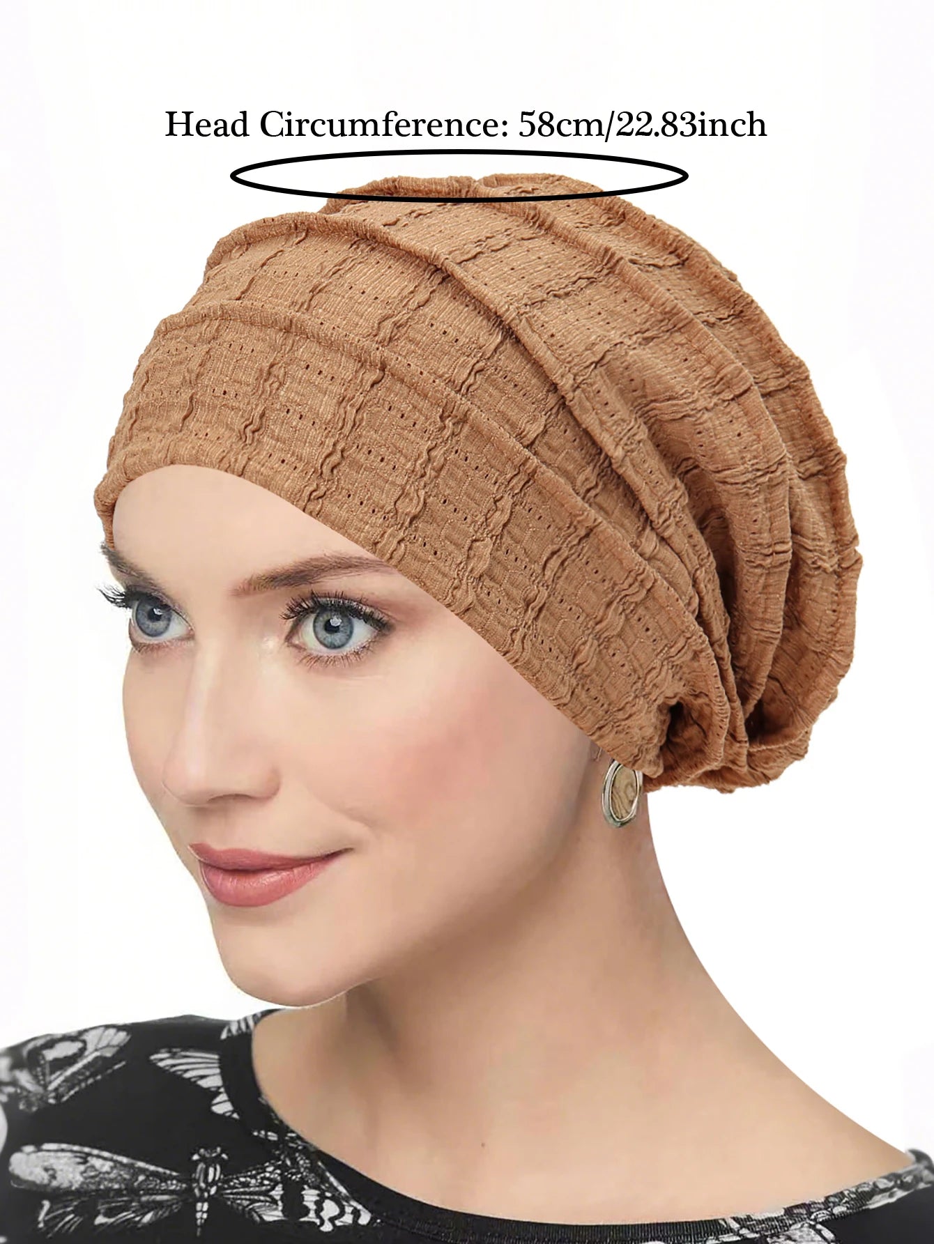 Women Soft Strech Beanie Chemo Cap Solid Color Bonnet Inner Hijabs Cap Muslim Head Wraps Femme Wrap Head Turban Hat