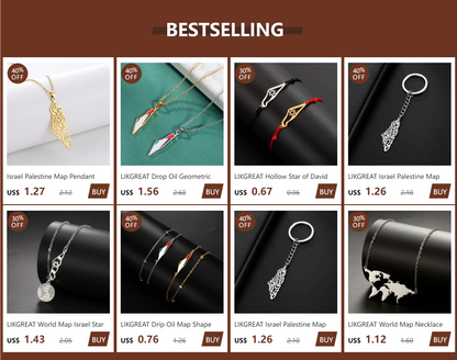LIKGREAT Fashion Jewelry Handala Hanzala Palestine Stainless Steel Necklace Boy Pendant Chain Necklace Gift for Women Men New