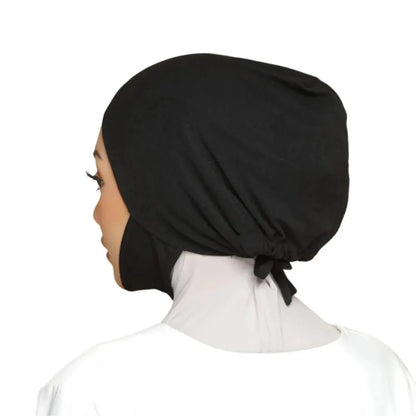 Inner Cap Hijab For Women Solid Underscarf Hijab Undercap Scarf Turban Hat Islamic Muslim Hijabs Ready To Wear Headcover