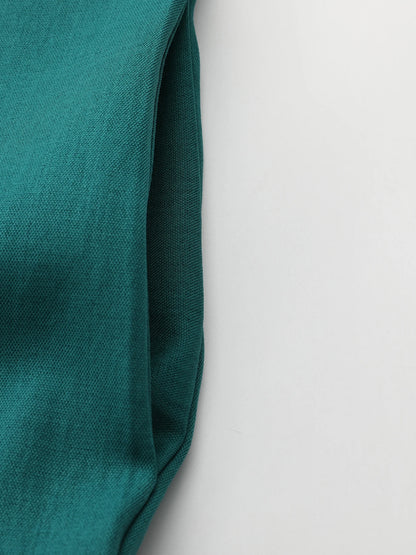 Short-sleeved, hooded, embroidered Muslim pocket Thobe, casual Arab style, traditional Gandoura prayer festival clothing for men