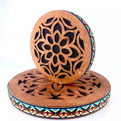 8-inch/12-inch Ocean Drum Portable Hand Drum Instrument Ethnic Percussion Instrument Onomatopoeic Music Sound Therapy Relaxing