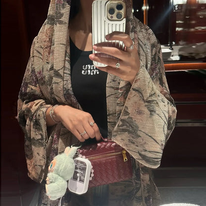 One Look. One Soul. – The Pleated Floral Cardigan with Hijab for the Muslim Woman in America