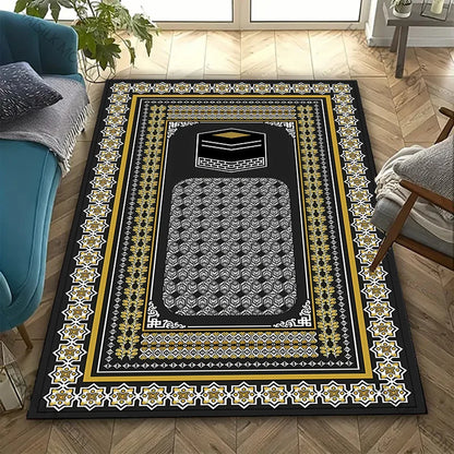 17 Styles Muslim Prayer Carpet Room Living Room Bedroom Sofa Large Area Mat Daily Prayer Soft Carpet Ramadan Gift for Friend