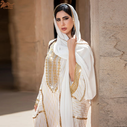 Desert Breeze – The Hot Drill Batwing Kaftan for the Muslim Woman in America
