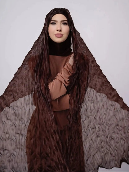 The Wavy Edge Hijab – Elegance with Every Fold