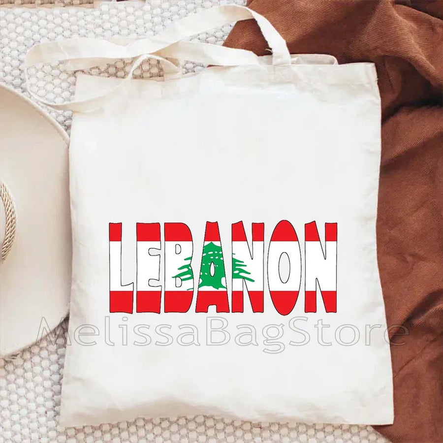Love Beirut – Lebanese Roots Canvas Shoulder Tote