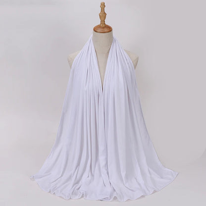 The Knitted Jersey Pleated Hijab – Soft Drapes, Effortless Style