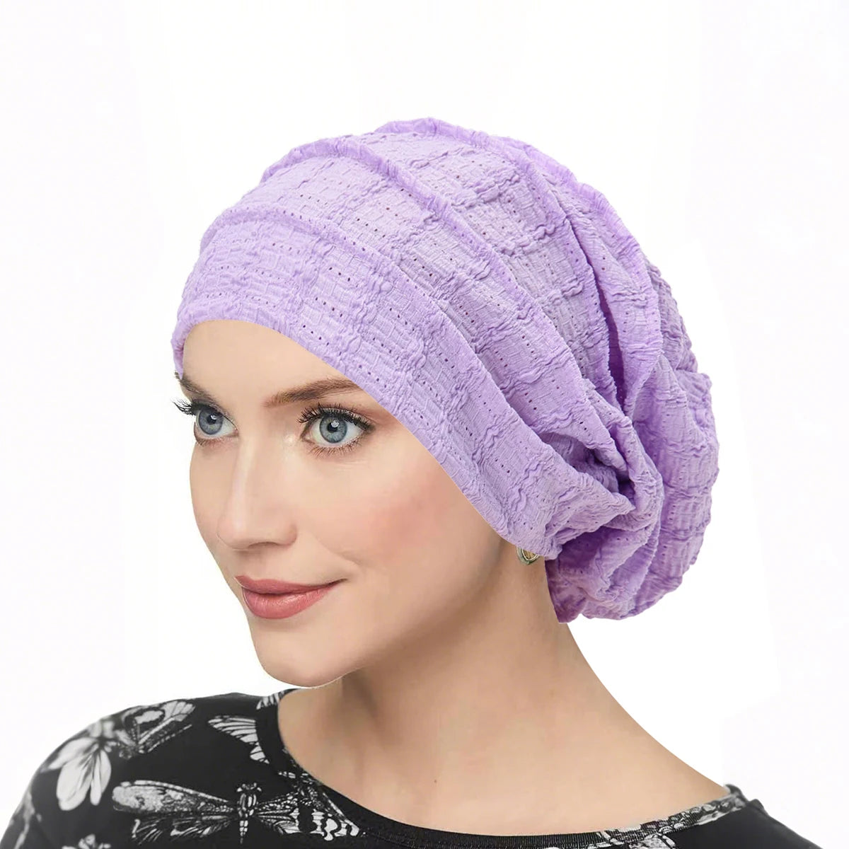 Women Soft Strech Beanie Chemo Cap Solid Color Bonnet Inner Hijabs Cap Muslim Head Wraps Femme Wrap Head Turban Hat