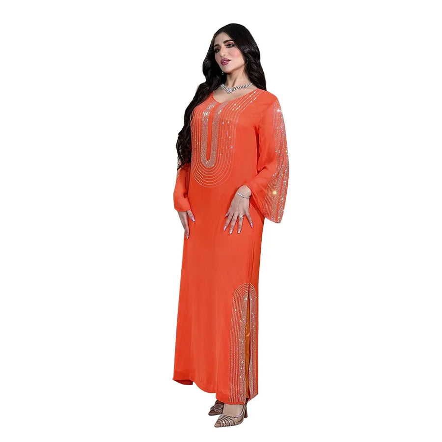 The Diamond – Off-Shoulder Kaftan for the Muslim Woman in America