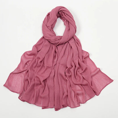 The Crinkle Rayon Hijab – Effortless Elegance, All-Day Comfort
