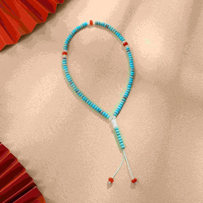 Islamic Prayer 99 Beads Tasbih, Natural Stone Misbaha Tasbeeh for Unisex Adults with Gift Box
