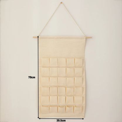 Fabric Advent Calendar With 30 Pockets Eid Mubarak Ramadan Kareem Hanging Wall Calendar To Fill Yourself Countdown Decoration