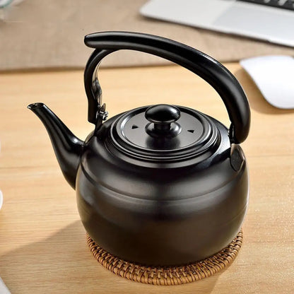Stainless Steel Teapot Teakettle Coffee Kettle Home Hotel Kitchenware 1000ml Nice Gift for Tea Lover Stainless Steel Teapot