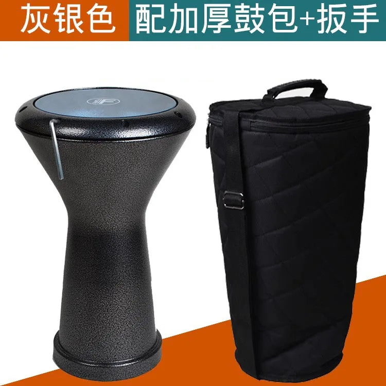 Tmax 8.5 Inch Arabic Drums Aluminum Casting Drum Cavity Middle Eastern Drum Belly Dance Accompaniment Musical Instruments