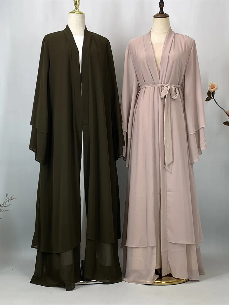 Ramadan Chiffon – The Open Abaya for the Muslim Woman in America