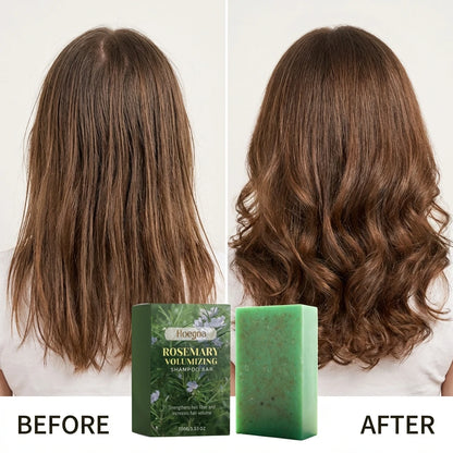Rosemary Volumizing Shampoo Bar Natural Olive Coconut Oil Solid Soap Hair Cleansing Refreshing Smooth Lightweight Hair Care