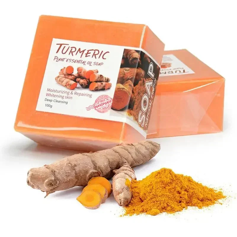 The Golden Bar – Turmeric & Goat Milk Soap with Silk Protein (100g)