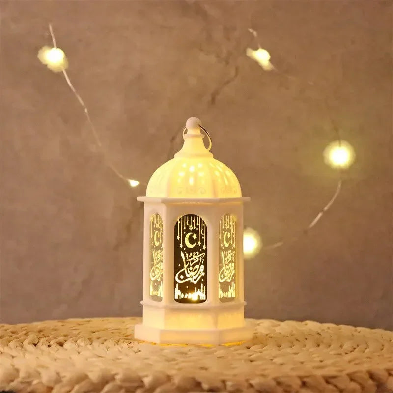 LED Ramadan Lantern Decorations Islamic Muslim Party Decorations Ramadan Wind Lanterns Holiday Decorations Party Gifts