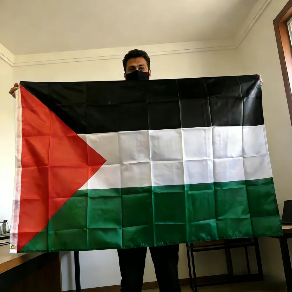 Large Palestine Flag 60*90cm /150 x 90cm hanging High Quality Polyester Gaza Palestinian banner