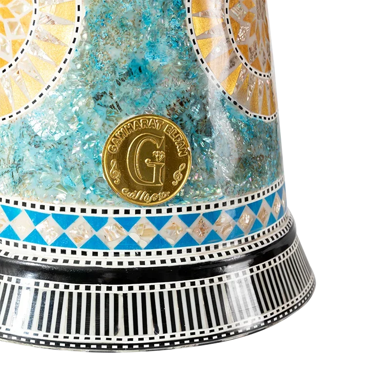 Middle Eastern drum Darbuka Arabic drum Handclapped percussion instruments Made in Egypt 8 Inch Aluminum