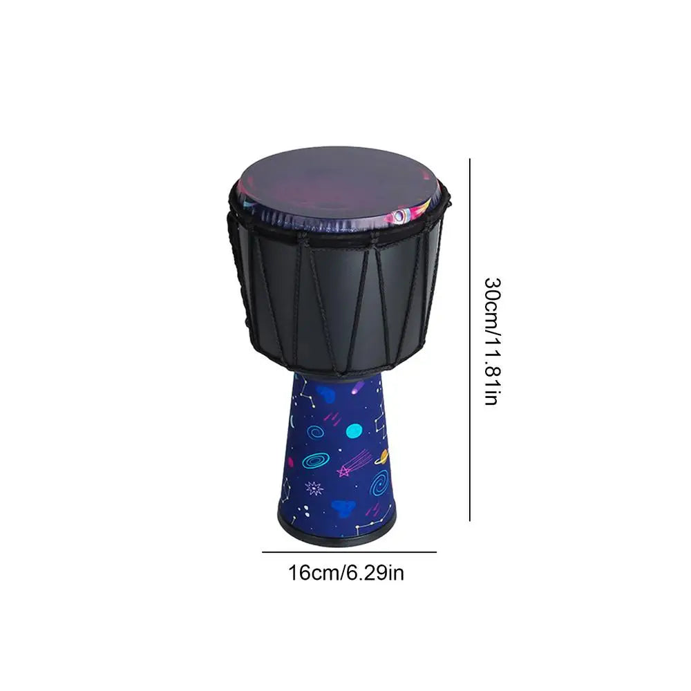 African Drums Carved Bongo Lightweight Hand-Carved Professional Goatskin Kids Bongo For Adults Beginners Kindergarten Music