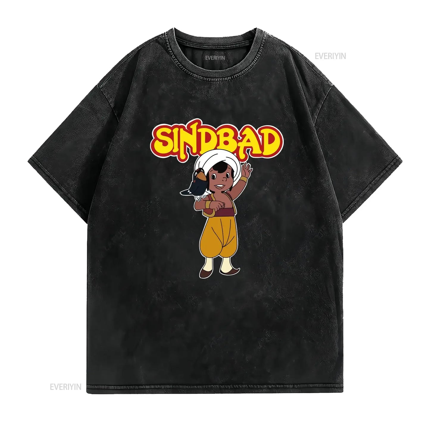 80s vintage retro German tv show 80er Deutsche Kinder Serie Sindbad T Shirt long or short sleeves vintage Washed Soft Stretched