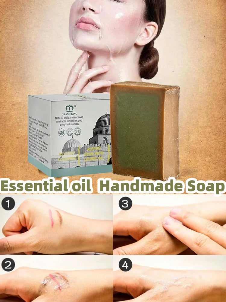Olive Fragrance Bath Soap Handmade Look Bar for Men and Women Daily Cleansing Routine Eco-Friendly Bathroom Essential Skin Care