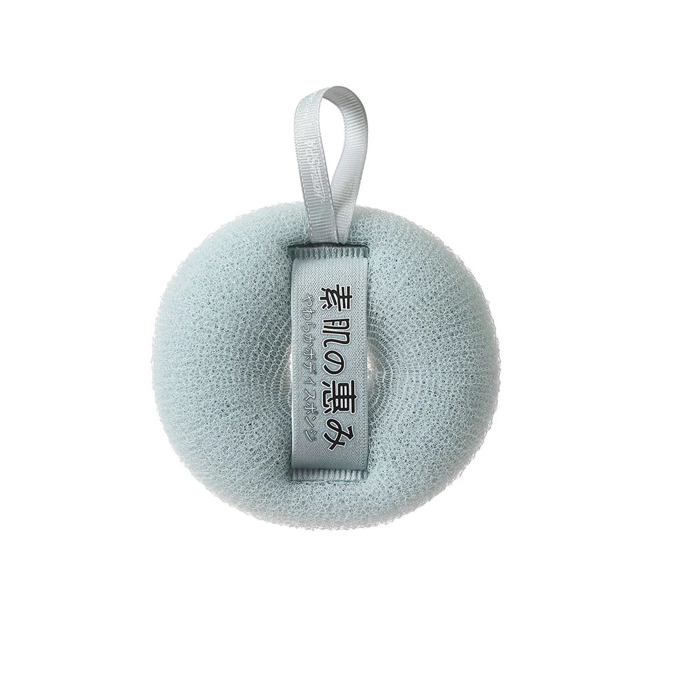 Shower Loofah Bath Sponge With Hanging Rope Exfoliating Soft Mesh Body Scrubber Rich Lather 3D Knit Design For Smooth Skin
