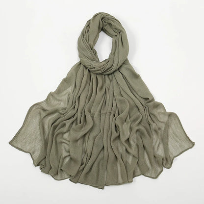 The Crinkle Rayon Hijab – Effortless Elegance, All-Day Comfort