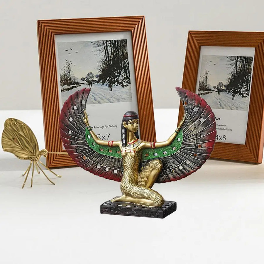 Egyptian Pharaoh, Mummy & Sphinx Collection – Mythology Statue Set for Home Decor