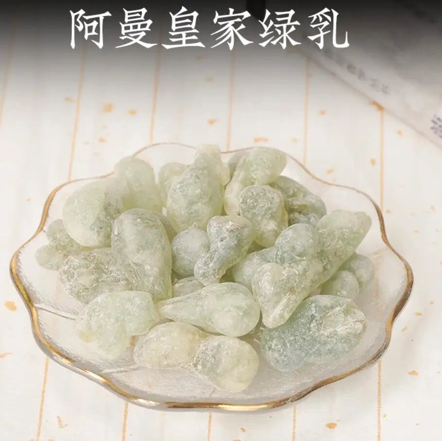 Natural Pure Oman Royal green Frankincense for religious Incense Omani Green Frankincense granular