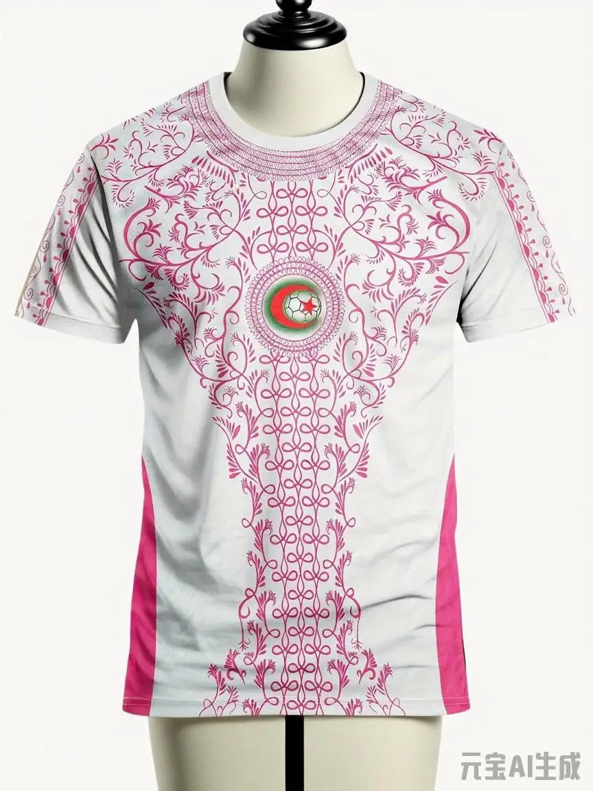 Algeria Football Jersey New Fashion Jersey Training Jersey Outdoor Sports 3d Printing 3 Colors Quick-Drying Breathable T-Shirt