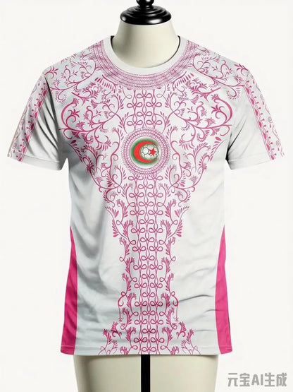 Algeria Football Jersey New Fashion Jersey Training Jersey Outdoor Sports 3d Printing 3 Colors Quick-Drying Breathable T-Shirt